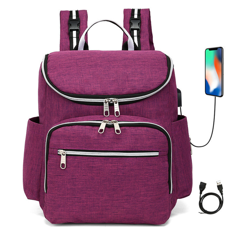 Multifunctional large-capacity mother and baby bag