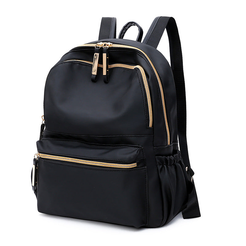 Waterproof Oxford Backpack Women Black School Bags
